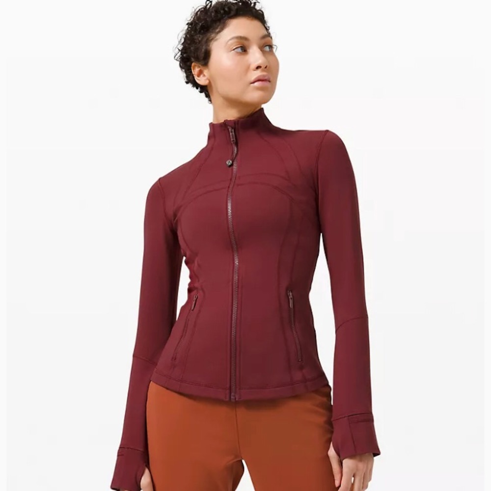 Pink Lululemon zip up sweater